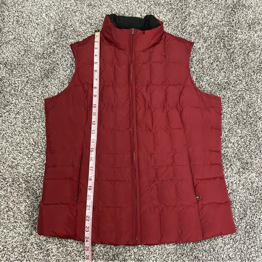 Eddie Bauer Red‎ Premium Quilted Goose Down Jacket Women’s Medium